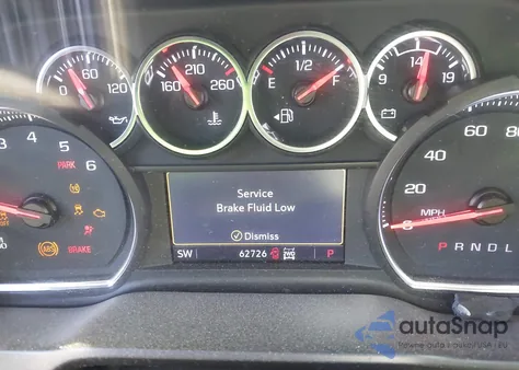 2021 Chevrolet Silverado 1500 4Wd Short Bed Custom из США, поврежденный, VIN 3GCPYBEK7MG297508